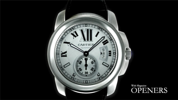 Cartier watch rendering for Web Magazine Openers